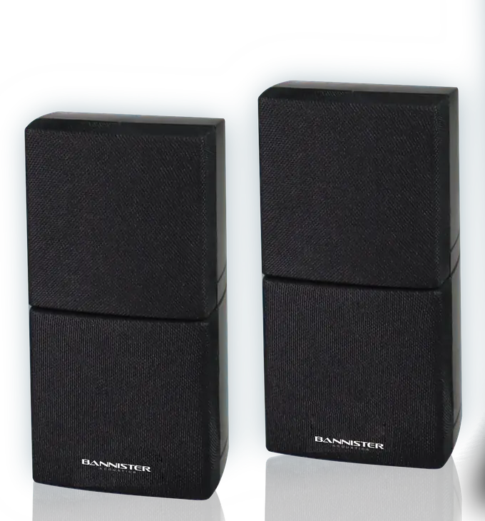 Plate II - satellite speakers Bannister 8800 Elite Series satellite speakers - Plate II, pair of two-way satellites